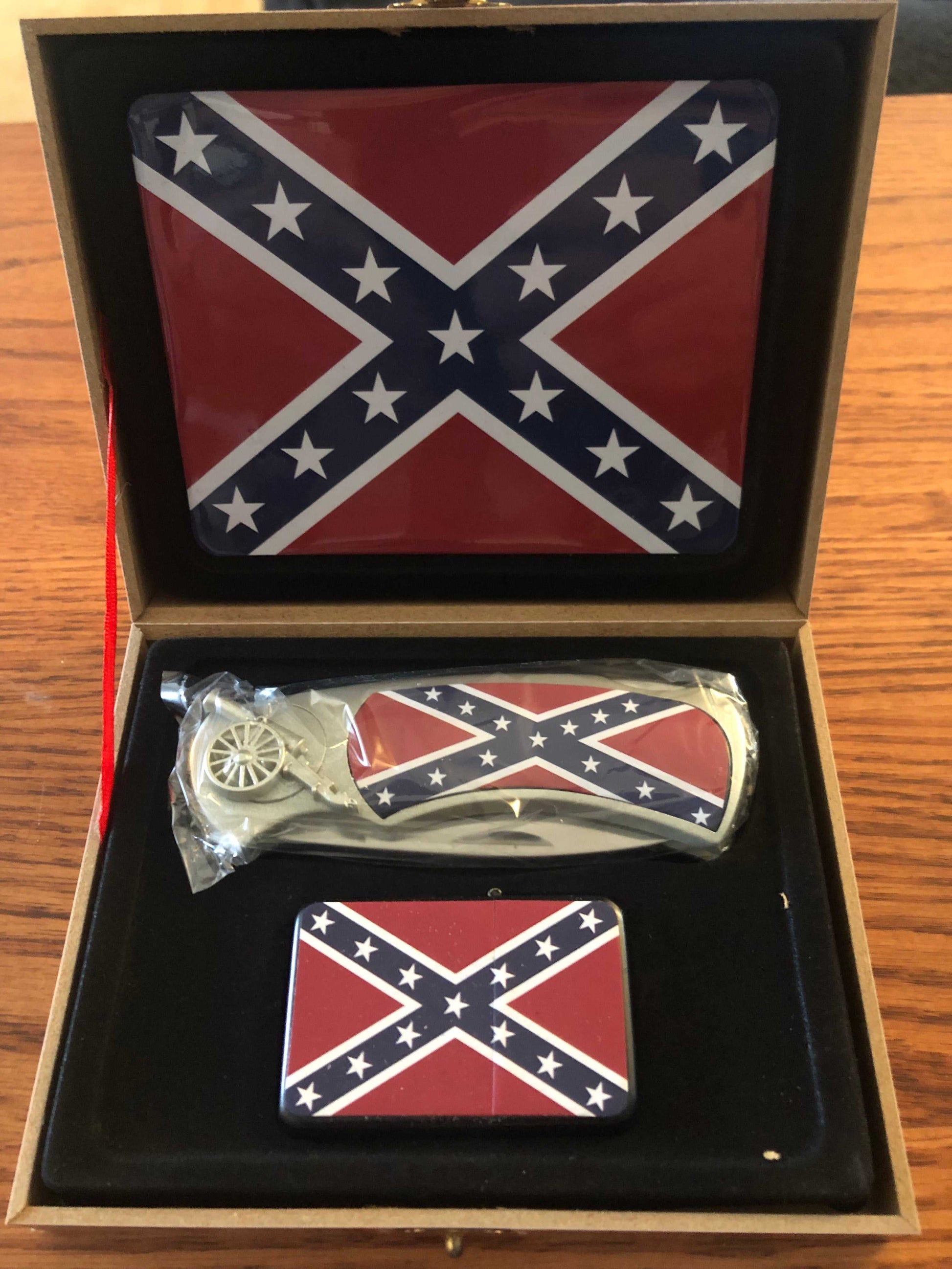 Battle Flag Knife and Lighter Set