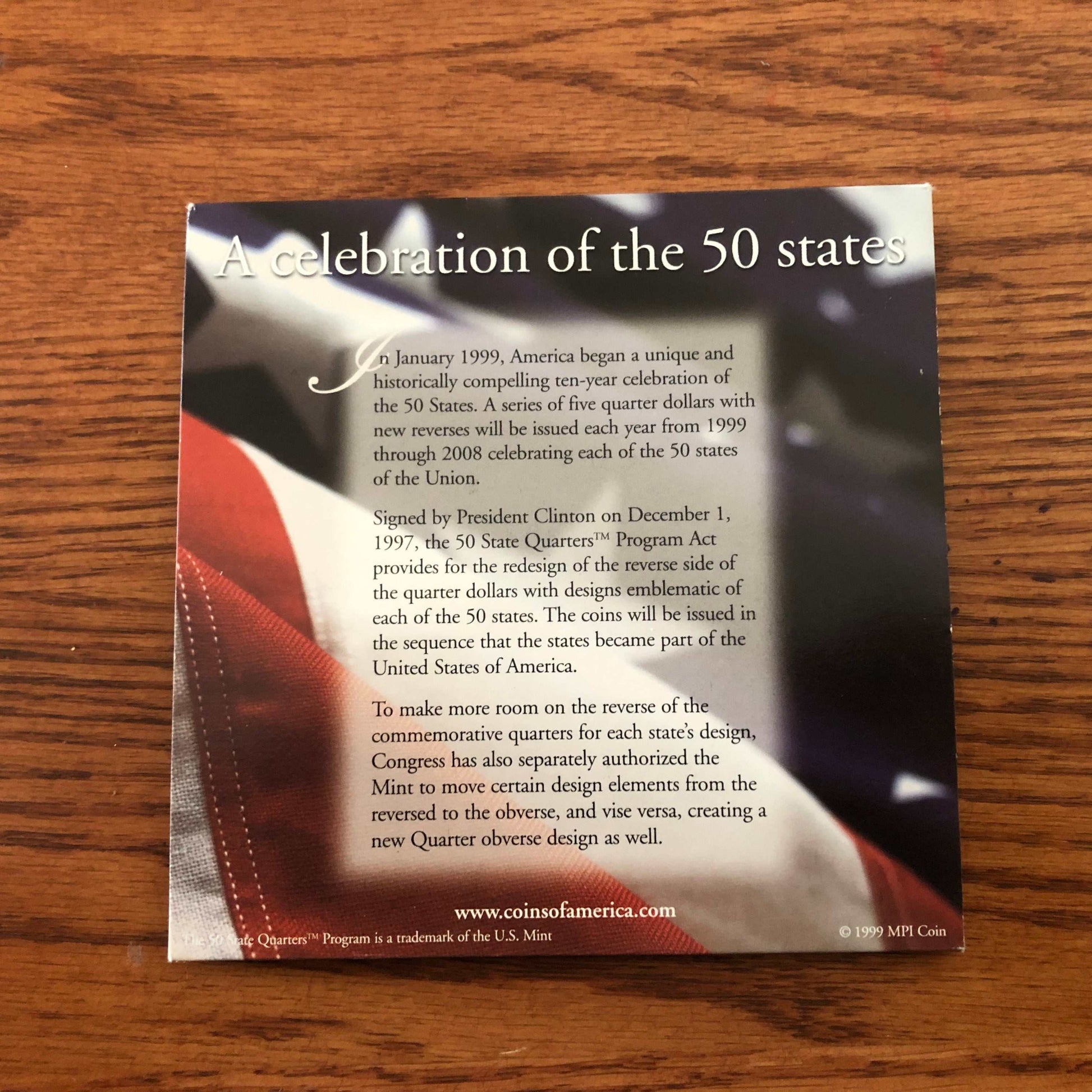 Georgia State Quarters 1999 Coin Set