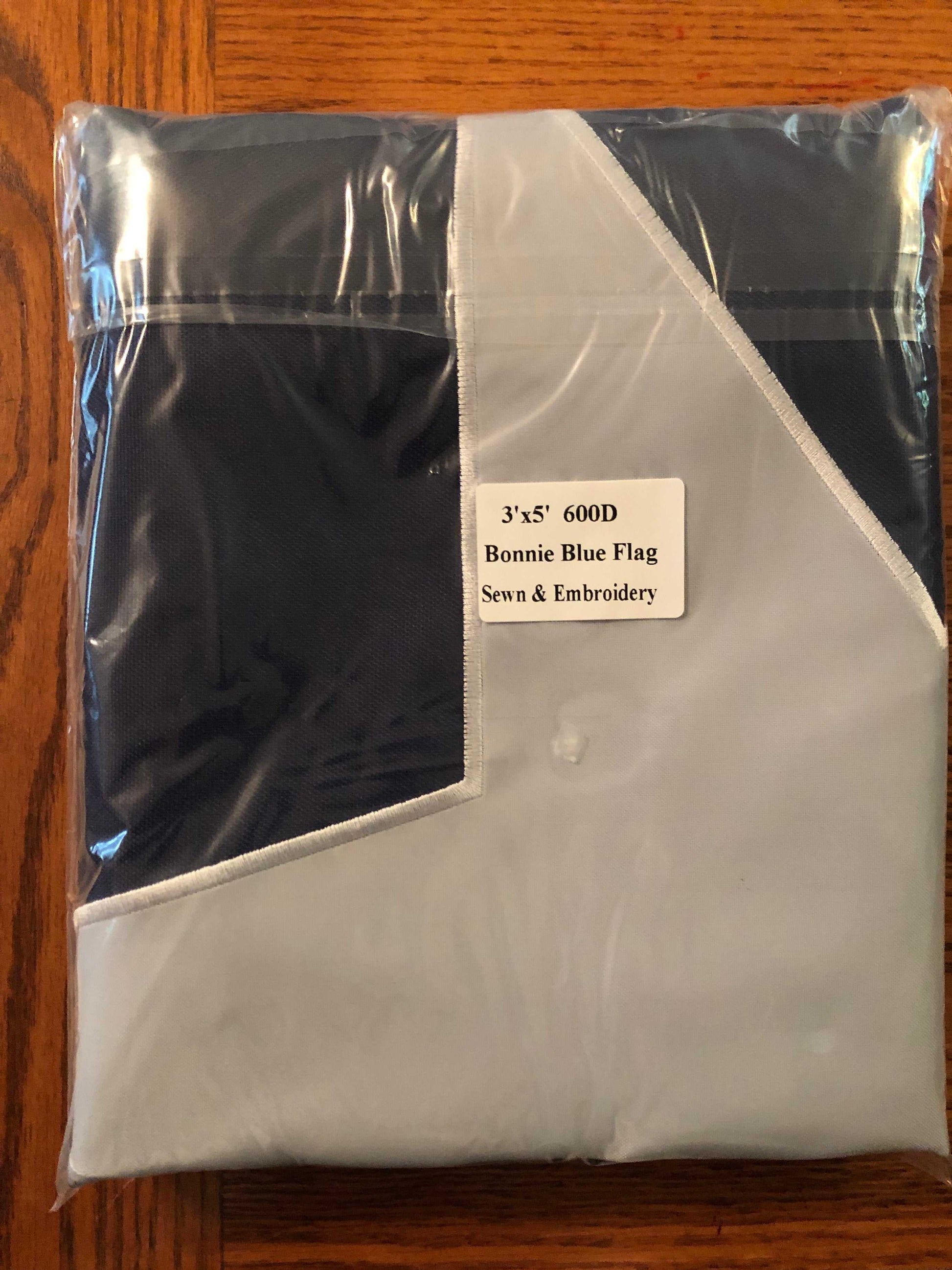 Bonnie Blue Flag 3 x 5 Feet 600D Nylon Sewn and Embroidered