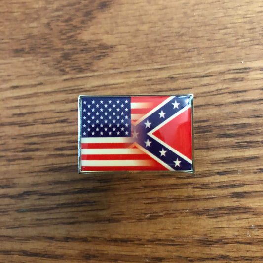 USA-CSA Rebel Battle Flag Fade-in Hybrid