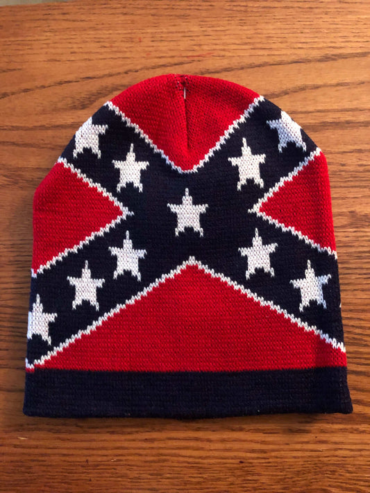 CSA Flag Knit Toboggan Beanie Cap Hat 