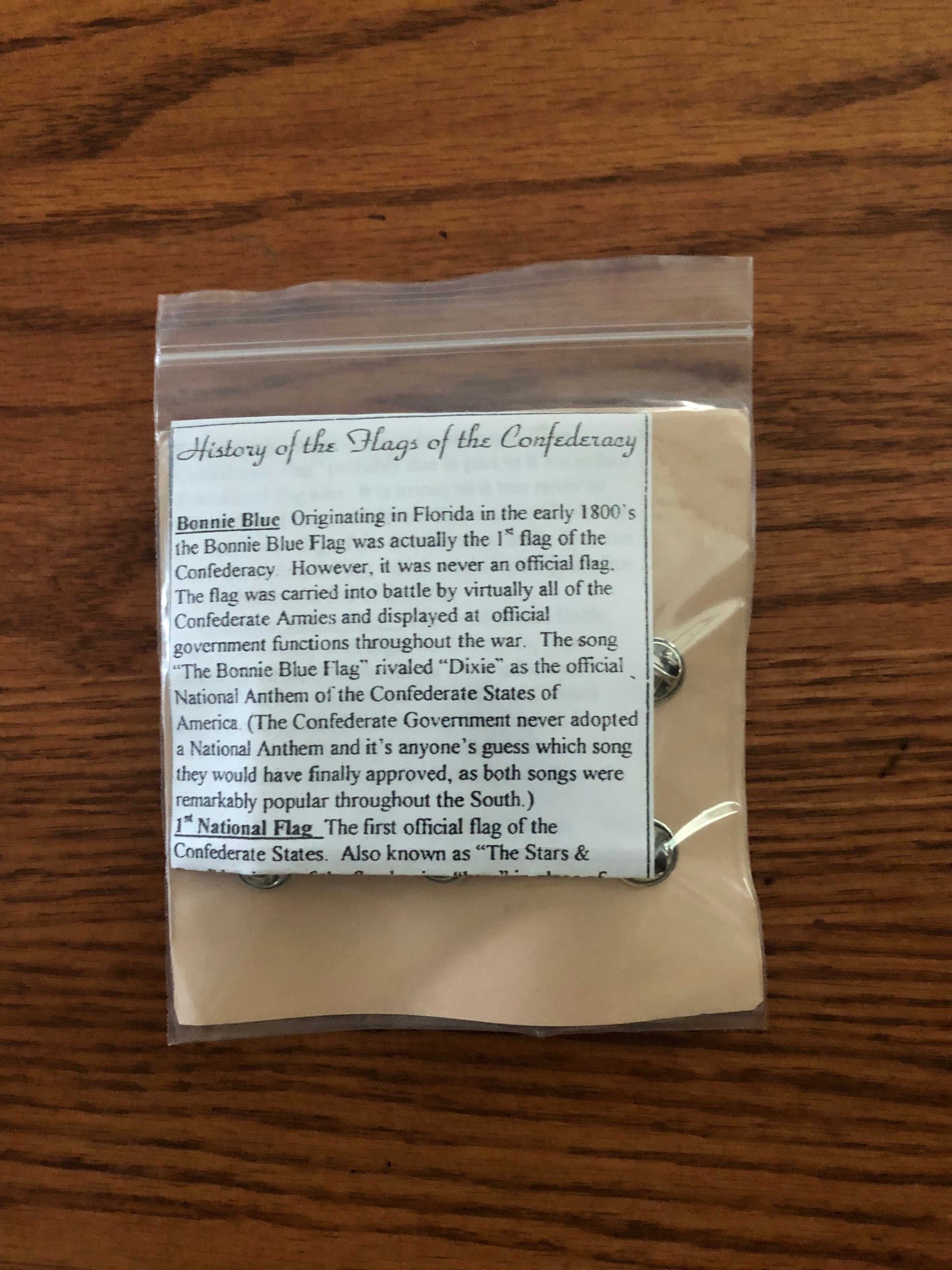 Flags of the CSA Pin Set with History
