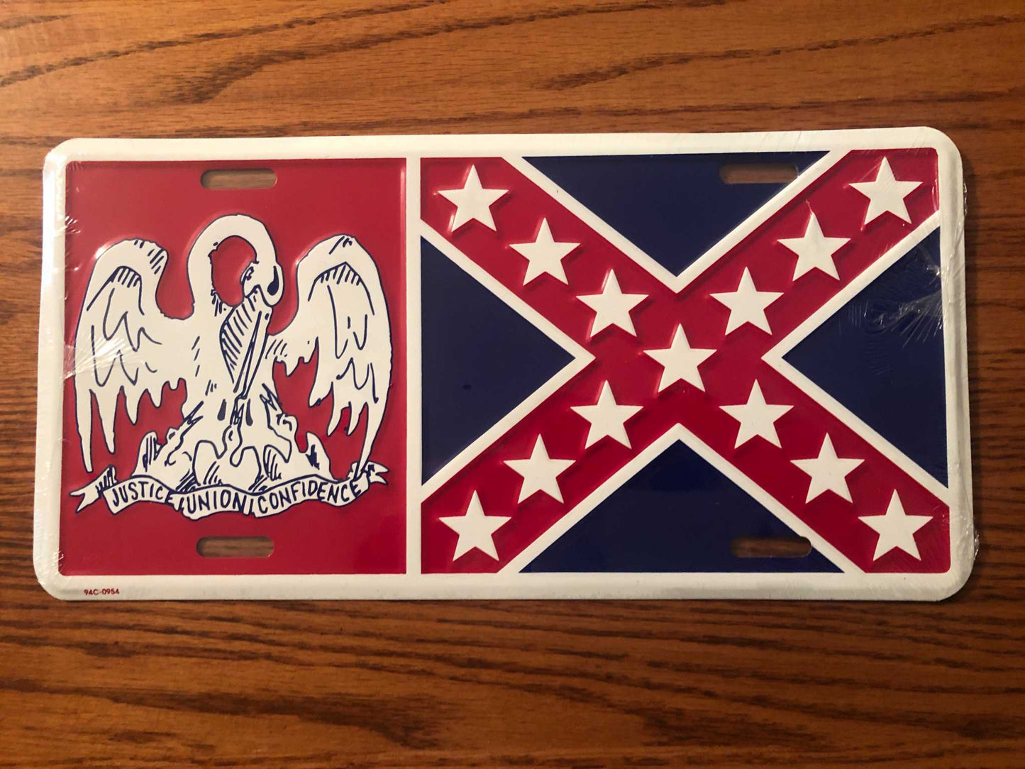 Louisiana Division CSA License Plate Tag
