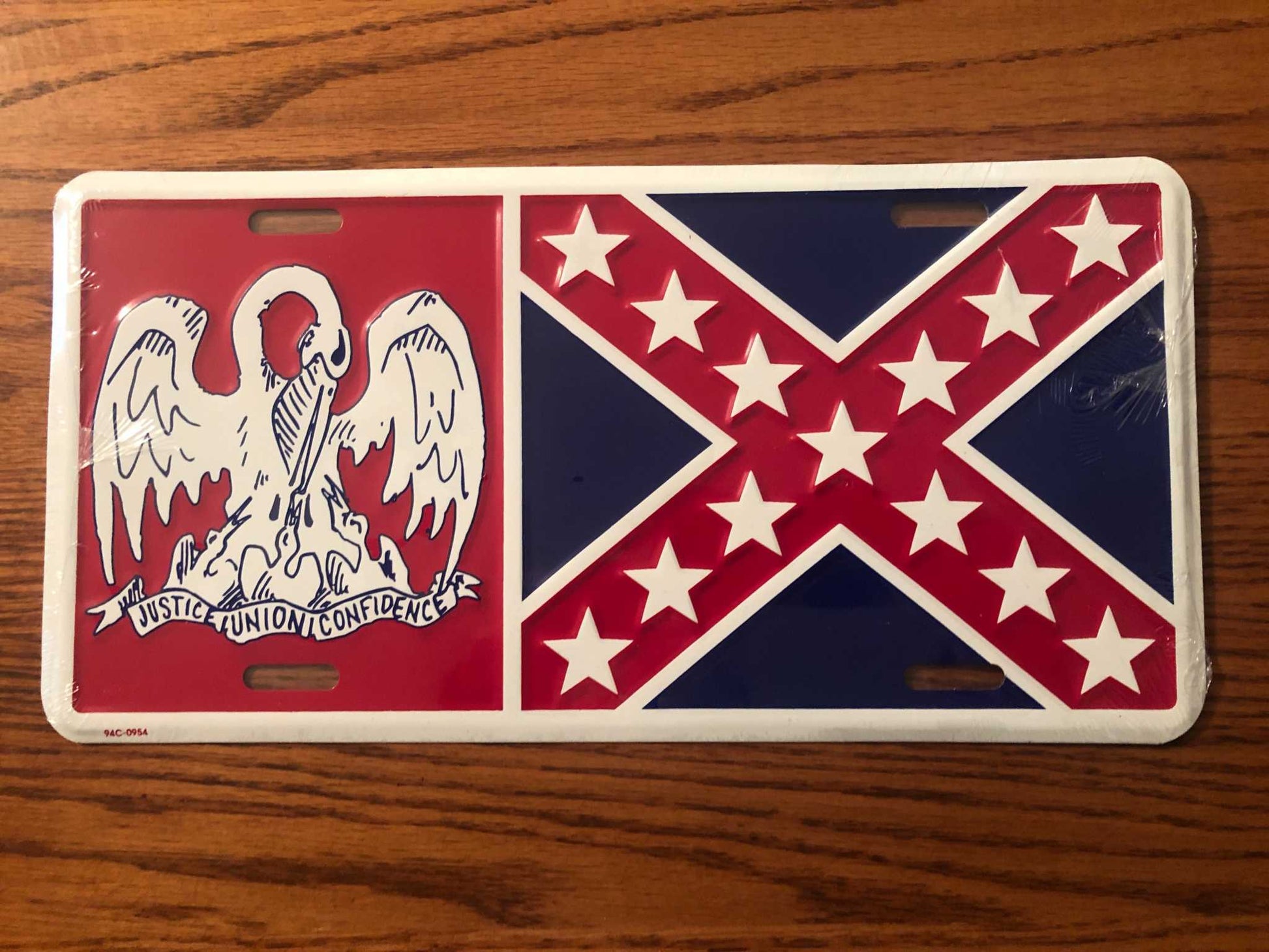 Louisiana Division CSA License Plate Tag