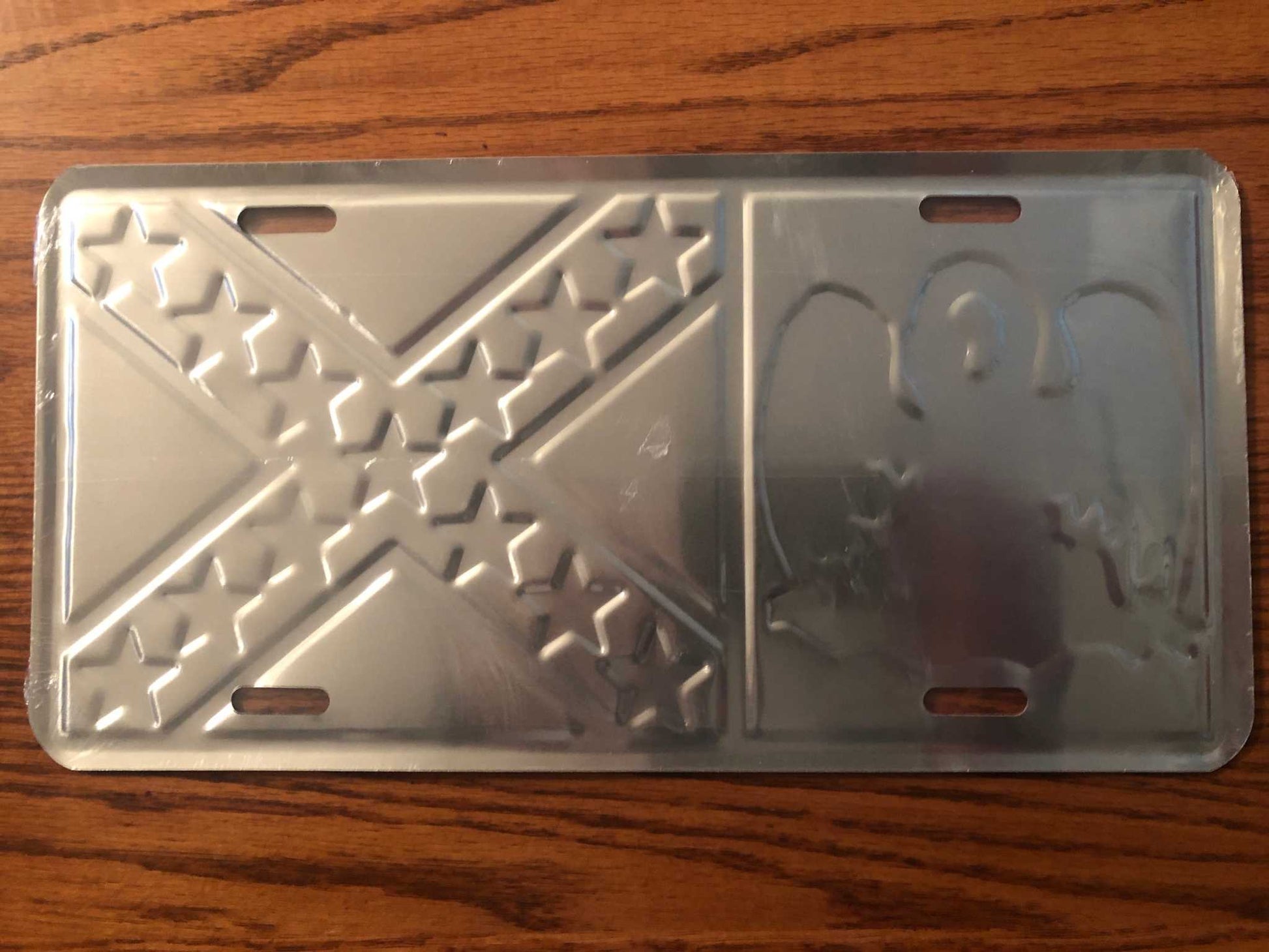 Louisiana Division CSA License Plate Tag Reverse Side