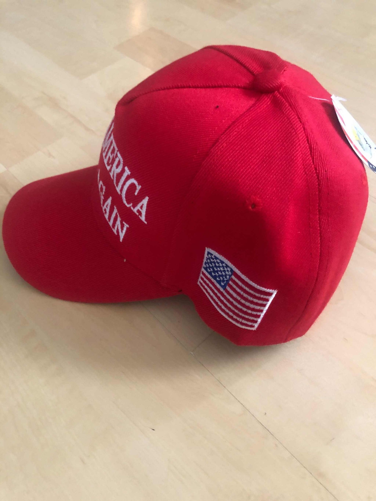 Make America Great Again MAGA Embroidered Red Trump Cap Hat