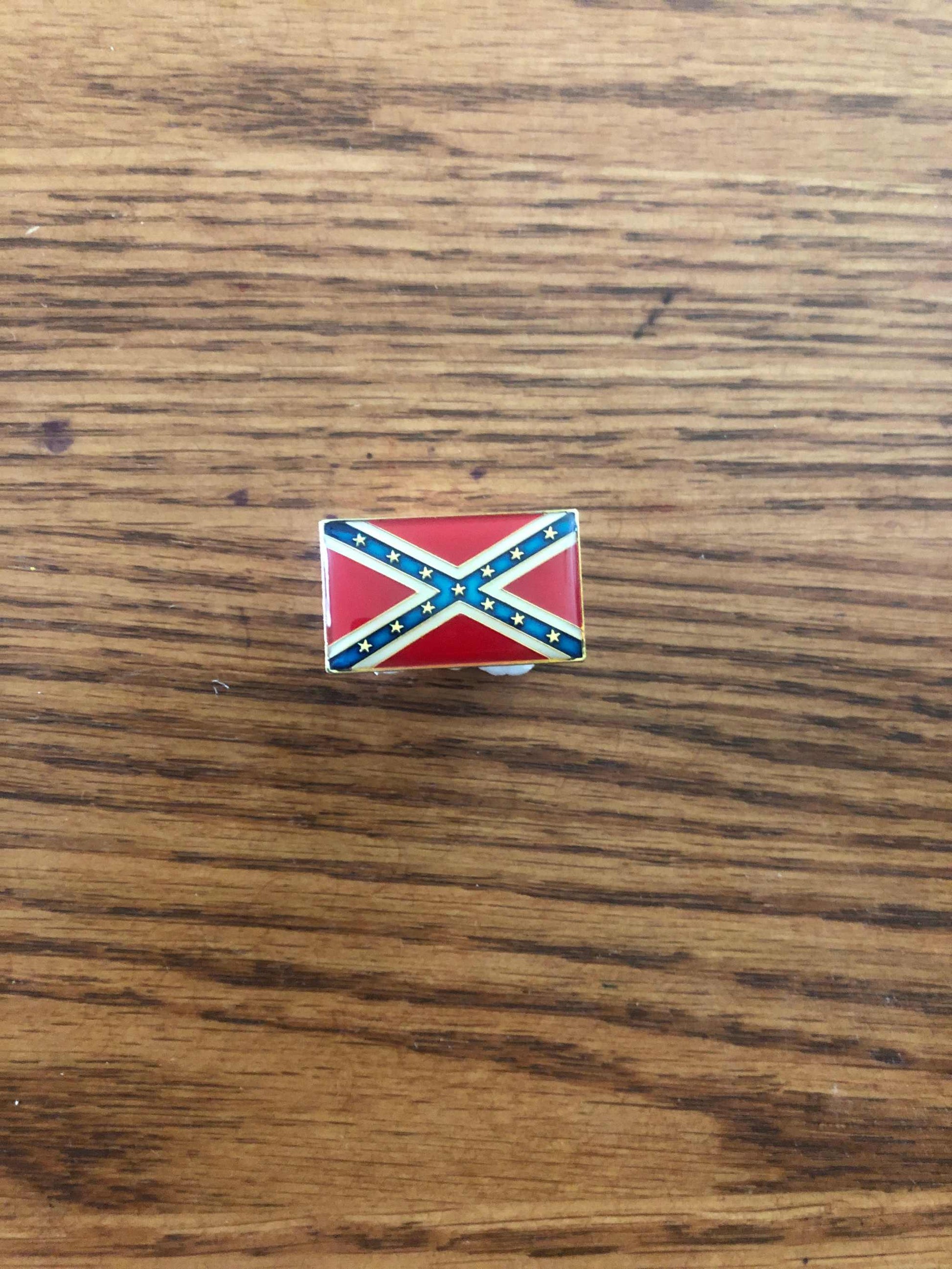 CSA Rebel Battle Confederate Flag Pin Hat or Lapel Pin