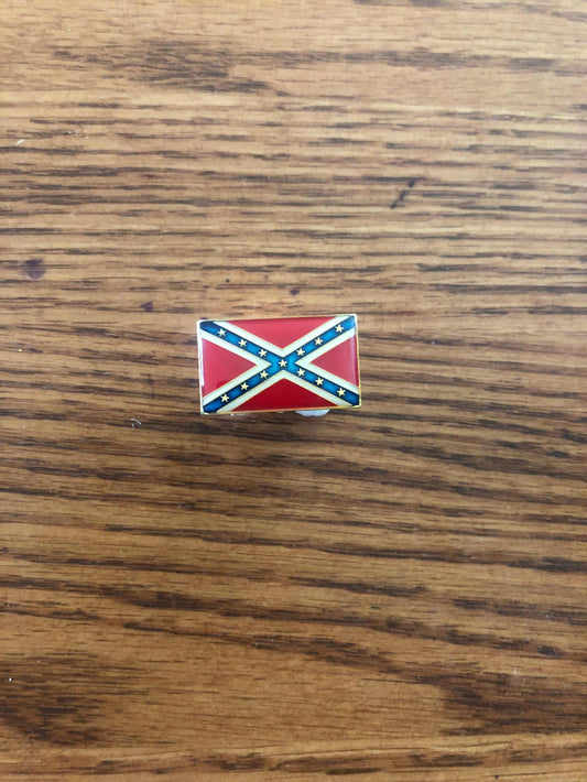 CSA Rebel Battle Confederate Flag Pin Hat or Lapel Pin