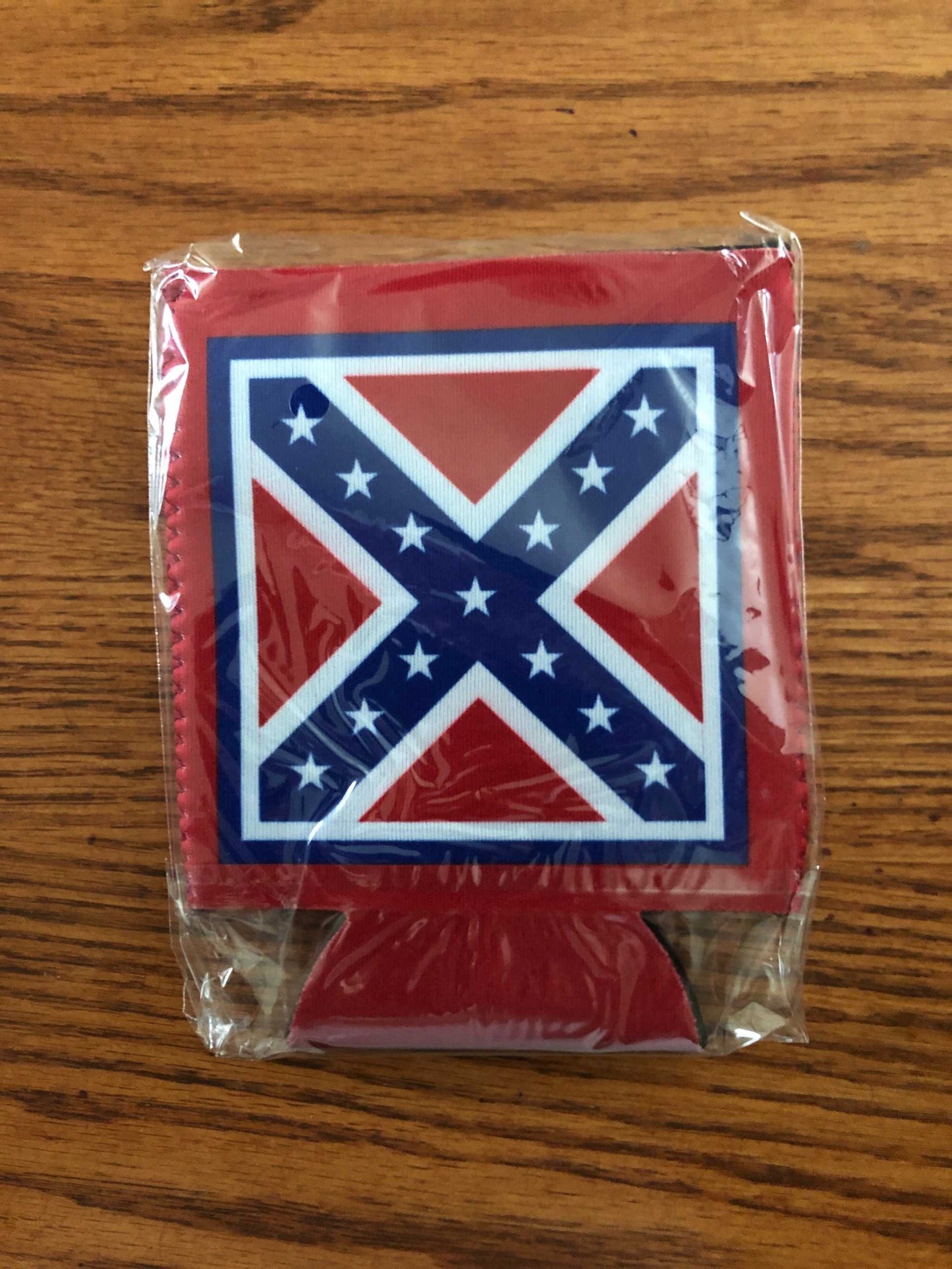 Rebel Battle Confederate Flag Koozie Coozie ANV