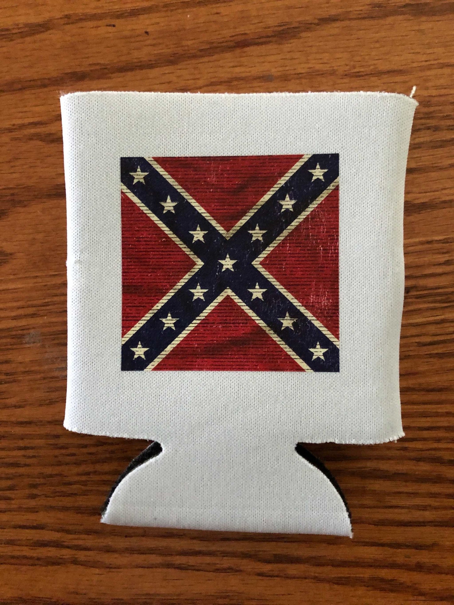 Rebel Battle Confederate ANV Flag Koozie Coozie