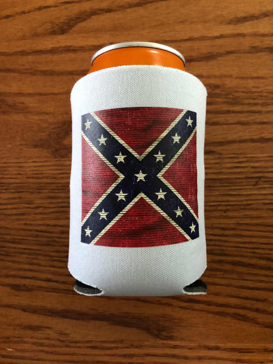 Rebel Battle Confederate ANV Flag Koozie Coozie