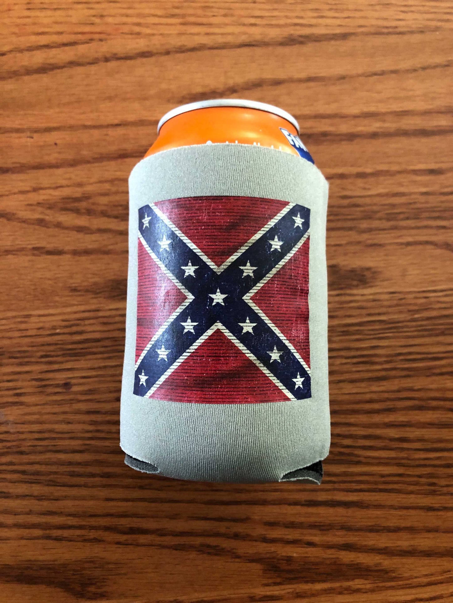 Rebel Battle Confederate ANV Flag Koozie Coozie