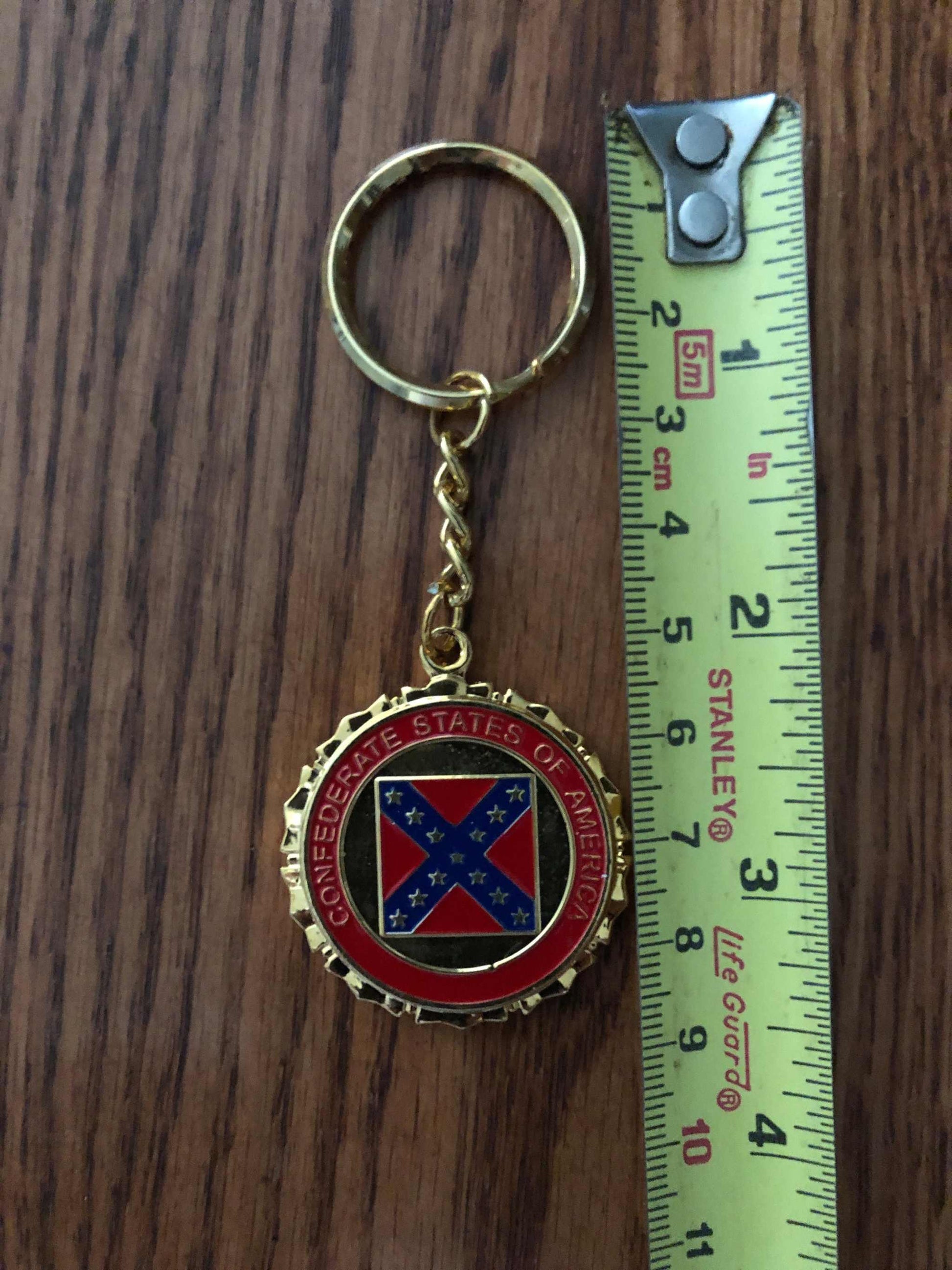 Confederate States of America Medallion Keychain