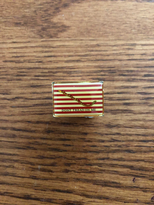 First US Naval Jack Dont Tread on Me Snake Pin