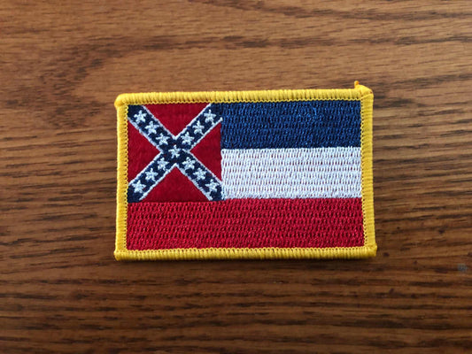 1894 Old Mississippi State Flag Patch 2" x 3"