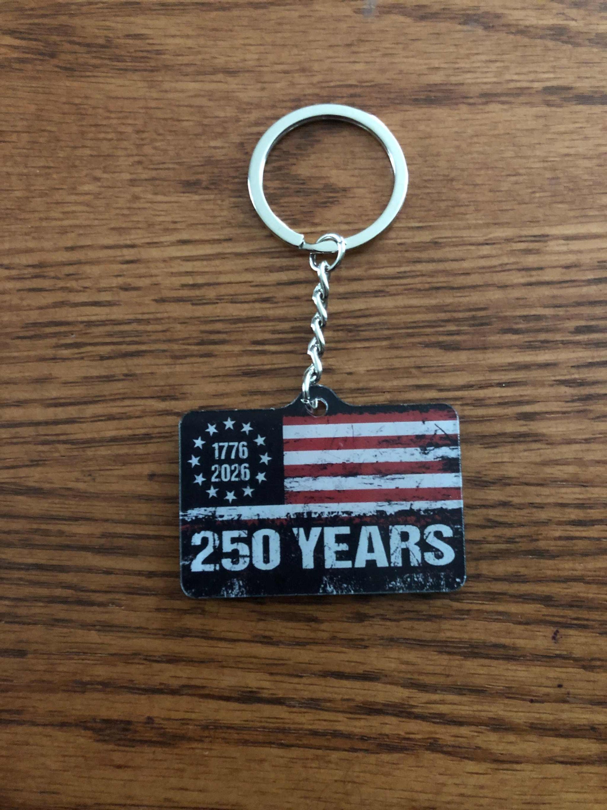 250 Year Anniversary of America 1776-2026 Keychain