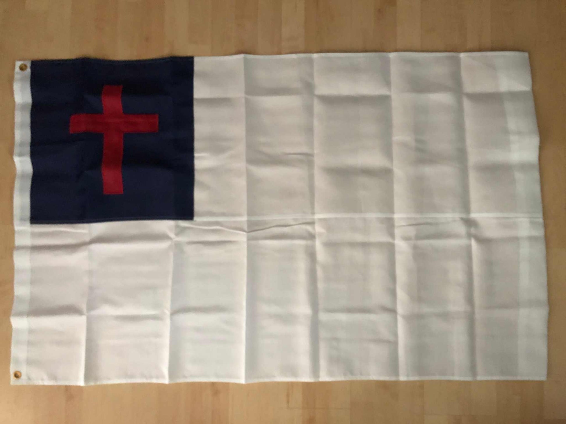 Christian Flag 3 x 5 Feet 600D Nylon Sewn and Embroidered