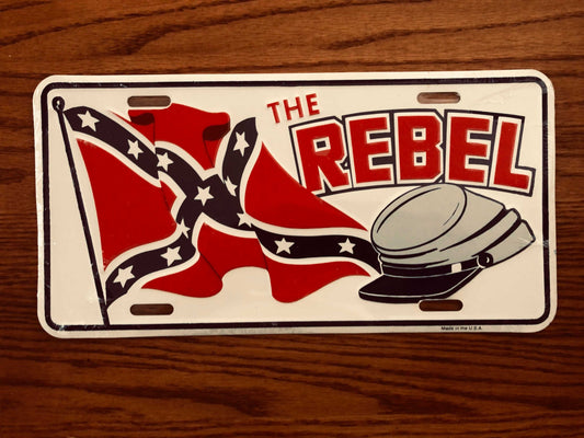 The Rebel License Plate Tag Made in USA