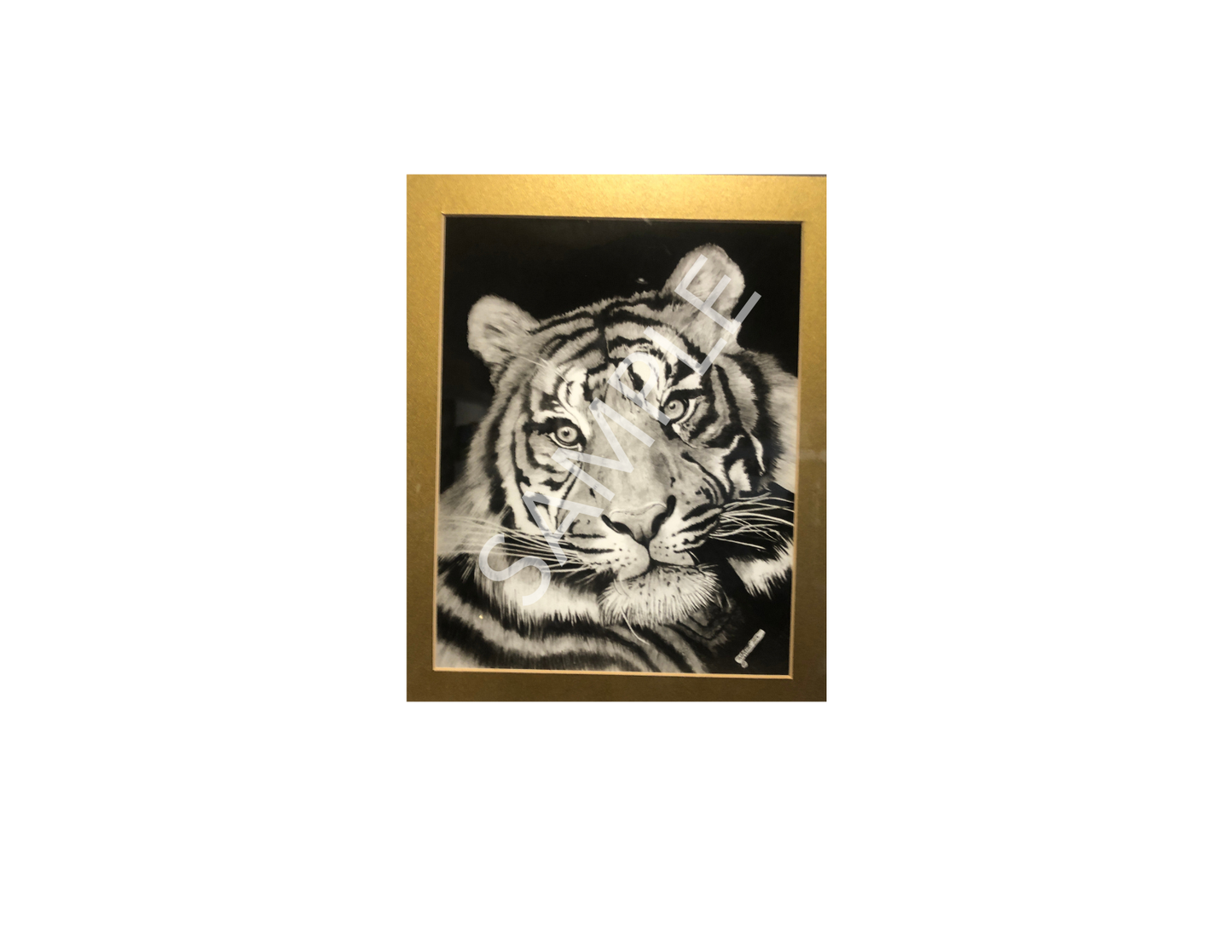 The Tiger Print Unframed Signed by the Artist